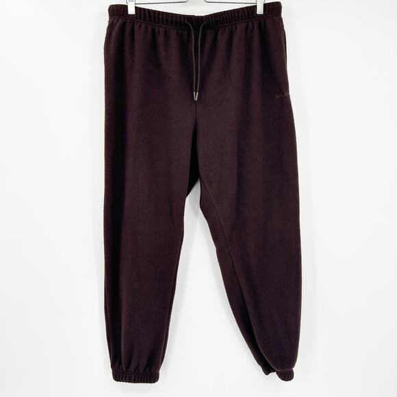 Outdoor Voices Womens Lounge Sporty RecFleece Sweatpants Jogger Pants XL Brown - Picture 2 of 7